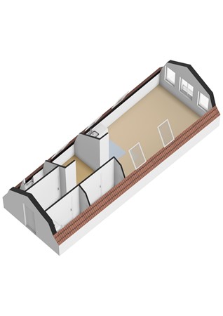 Floorplan - Zachariassteeg 3, 3441 CV Woerden